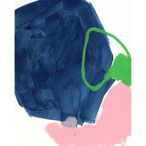 Dream Cycle I Black Modern Wood Framed Art Print by Vess, June Erica