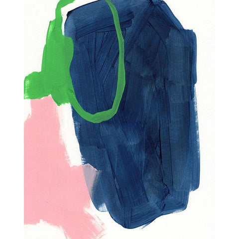 Dream Cycle II White Modern Wood Framed Art Print by Vess, June Erica