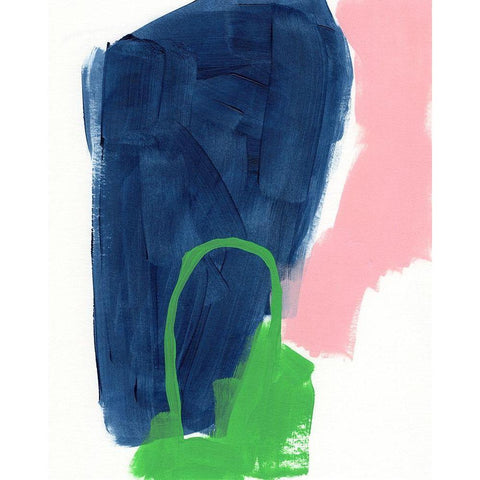 Dream Cycle IV Black Modern Wood Framed Art Print by Vess, June Erica