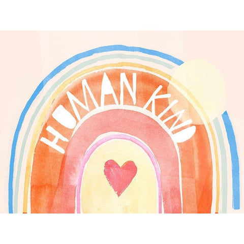 Human Kind I Black Modern Wood Framed Art Print with Double Matting by Parker, Jennifer Paxton