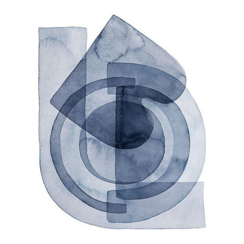 Cool Gears I Black Modern Wood Framed Art Print with Double Matting by Popp, Grace