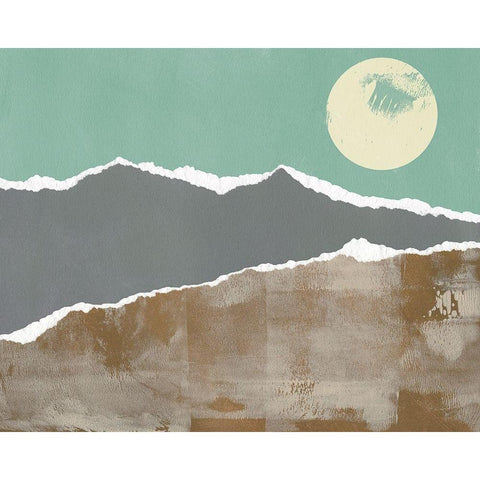 Nevada Nocturn I White Modern Wood Framed Art Print by Green, Jacob