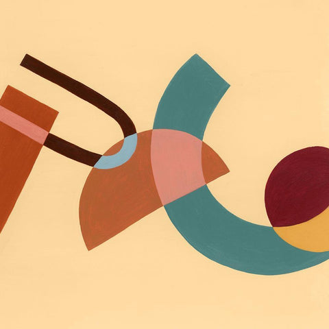 Sunset Tumble I Gold Ornate Wood Framed Art Print with Double Matting by Popp, Grace