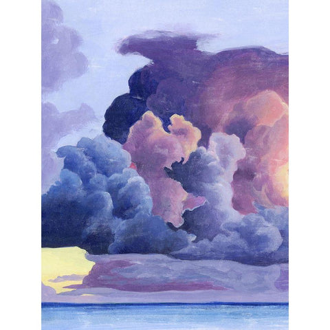 Magnificent Sky I White Modern Wood Framed Art Print by Popp, Grace