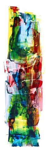 Primary Residence II White Modern Wood Framed Art Print with Double Matting by Stramel, Renee W.