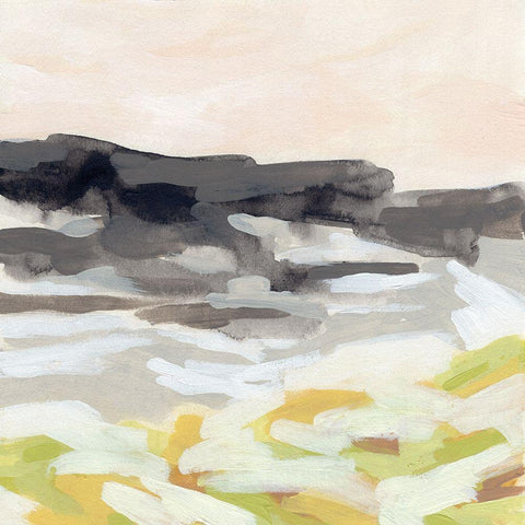 Nordic Delta I Black Ornate Wood Framed Art Print with Double Matting by Vess, June Erica