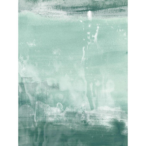 Coastal Patina I Black Modern Wood Framed Art Print with Double Matting by Vess, June Erica