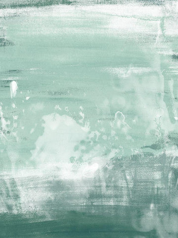 Coastal Patina II Black Ornate Wood Framed Art Print with Double Matting by Vess, June Erica