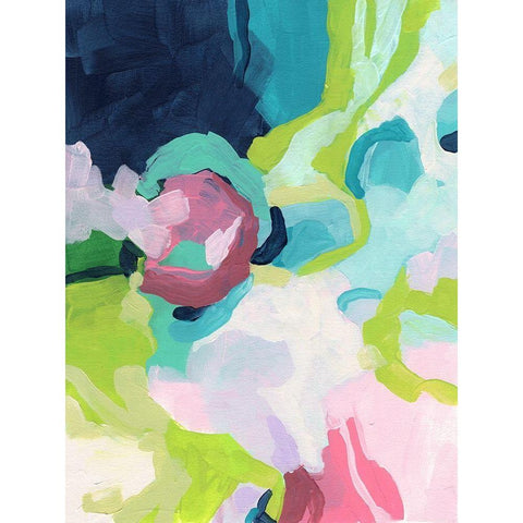 Storm Circle I Black Modern Wood Framed Art Print by Vess, June Erica