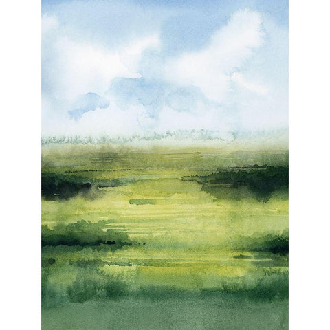 Fenland Glow II White Modern Wood Framed Art Print by Popp, Grace