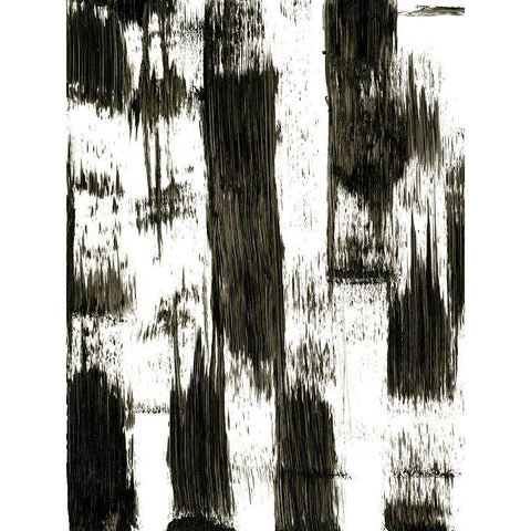 Dynamic Bamboo I Black Modern Wood Framed Art Print with Double Matting by Harper, Ethan