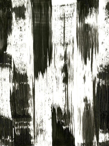 Dynamic Bamboo II White Modern Wood Framed Art Print with Double Matting by Harper, Ethan