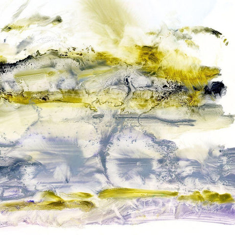 Storm Surge II White Modern Wood Framed Art Print by Harper, Ethan