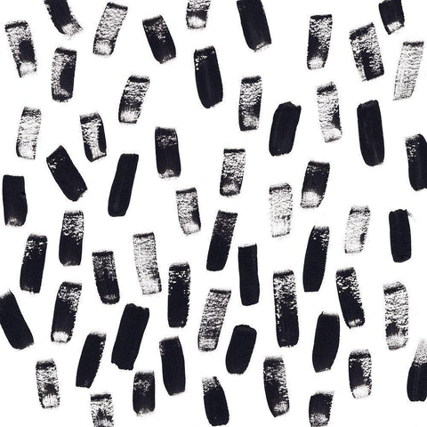 Onyx Code VIII Black Modern Wood Framed Art Print with Double Matting by Vess, June Erica