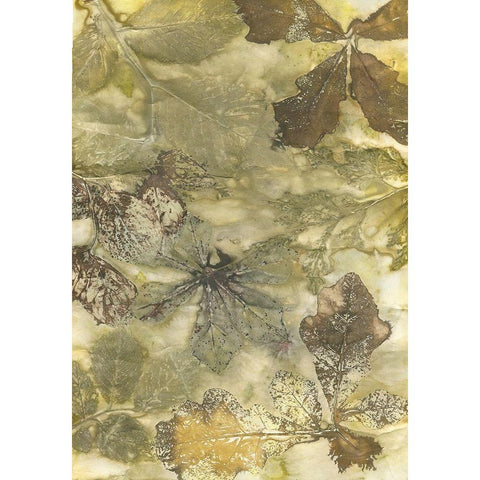 Eco Print II Gold Ornate Wood Framed Art Print with Double Matting by Phillips, Kathryn