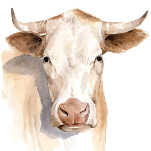 Ranch Shadow I Black Modern Wood Framed Art Print by Popp, Grace