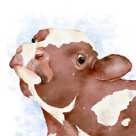 Lily and Betsy II White Modern Wood Framed Art Print by Reynolds, Jade