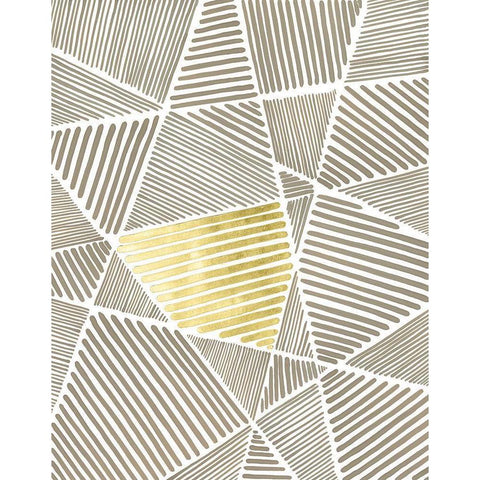 Crossbar I Gold Ornate Wood Framed Art Print with Double Matting by Lam, Vanna