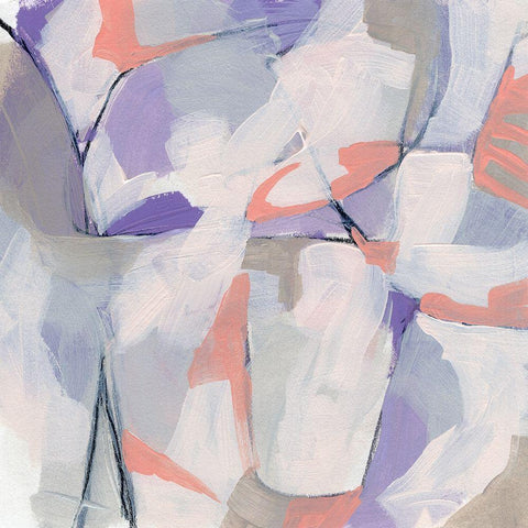 Desert Glacier II Gold Ornate Wood Framed Art Print with Double Matting by Vess, June Erica