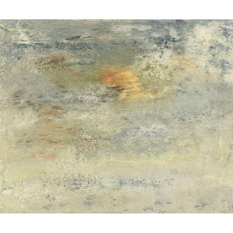 Sunset Etude II Black Modern Wood Framed Art Print with Double Matting by Gordon, Sharon