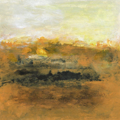 Imagine II Black Modern Wood Framed Art Print with Double Matting by Gordon, Sharon