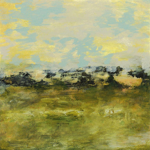 Imagine VIII Black Modern Wood Framed Art Print with Double Matting by Gordon, Sharon