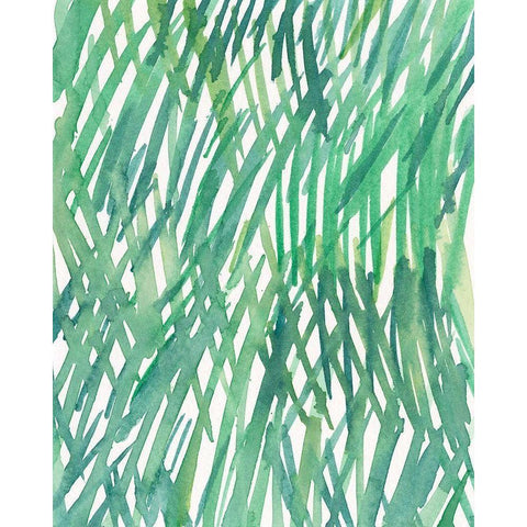 Just Grass II White Modern Wood Framed Art Print by Dixon, Samuel
