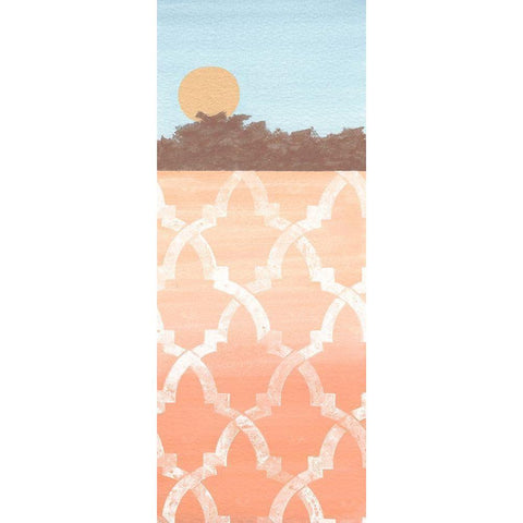 From Sun Up Black Modern Wood Framed Art Print by Saunders, Alonzo