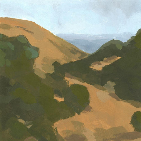 Hollis Ranch II White Modern Wood Framed Art Print by Green, Jacob