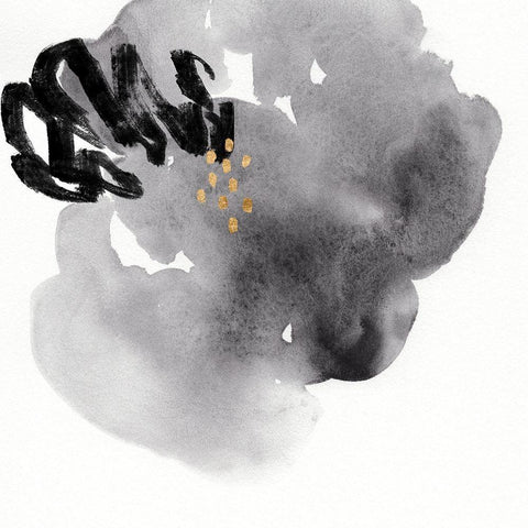 Monograph II Black Ornate Wood Framed Art Print with Double Matting by Green, Jacob