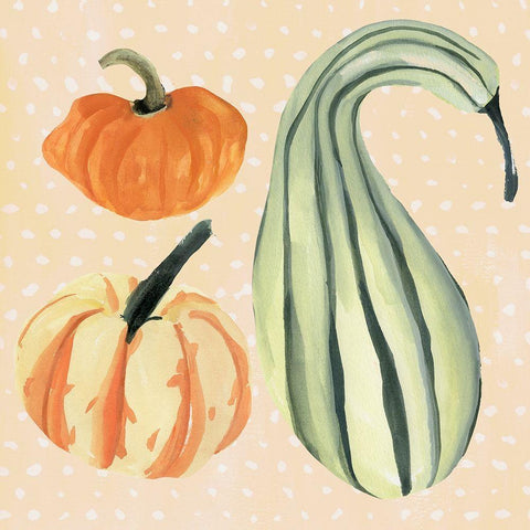 Decorative Gourd III Black Modern Wood Framed Art Print by Warren, Annie