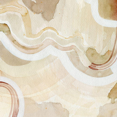 Desert Highway II Gold Ornate Wood Framed Art Print with Double Matting by Popp, Grace