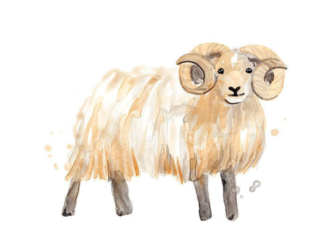 Highland Squad III Black Ornate Wood Framed Art Print with Double Matting by Vess, June Erica