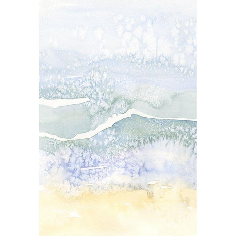 Salty Seaside II Gold Ornate Wood Framed Art Print with Double Matting by Caroline, Emma
