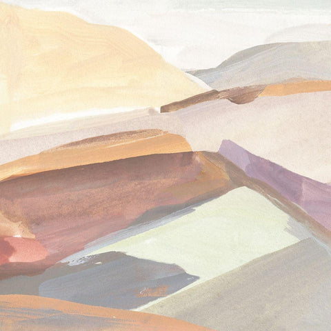 Canyon Rim I Black Modern Wood Framed Art Print with Double Matting by Warren, Annie