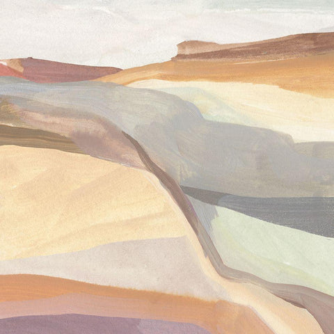 Canyon Rim II Black Modern Wood Framed Art Print with Double Matting by Warren, Annie