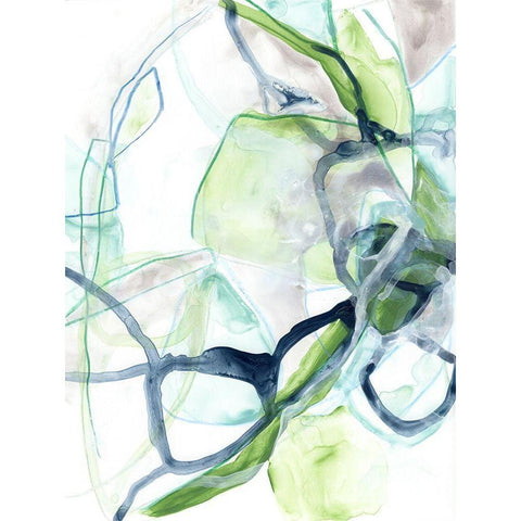 Hive Cycle II Black Modern Wood Framed Art Print by Vess, June Erica