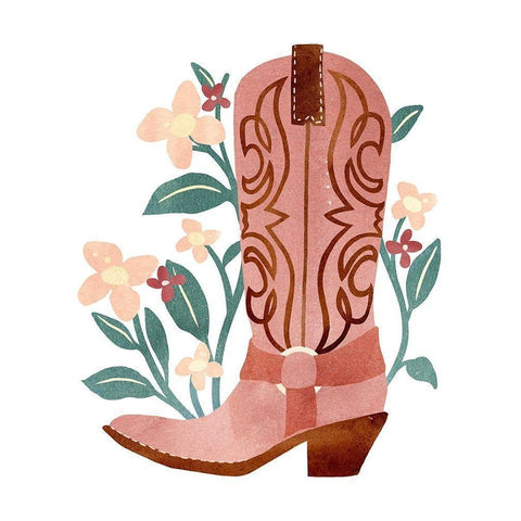 Wild and Free II Black Modern Wood Framed Art Print by Warren, Annie