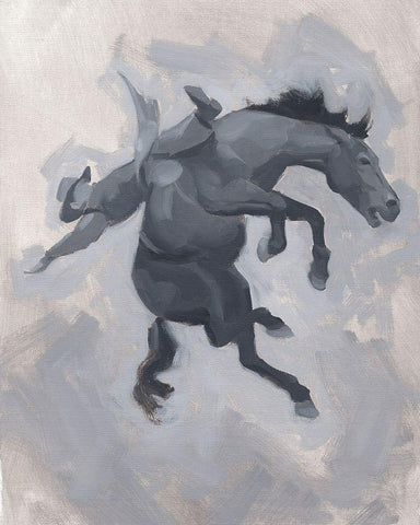 Getting Pitched I White Modern Wood Framed Art Print with Double Matting by Green, Jacob