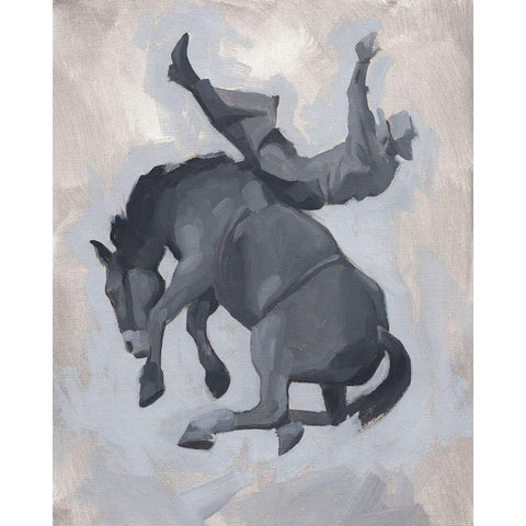 Getting Pitched II Black Modern Wood Framed Art Print by Green, Jacob