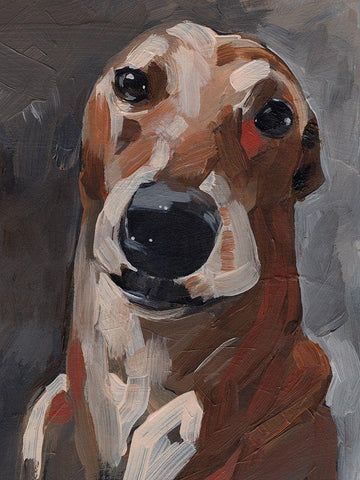 Good Boy I White Modern Wood Framed Art Print with Double Matting by Parker, Jennifer Paxton