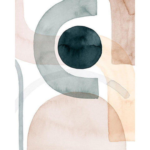 Easy Shift II Black Modern Wood Framed Art Print by Popp, Grace