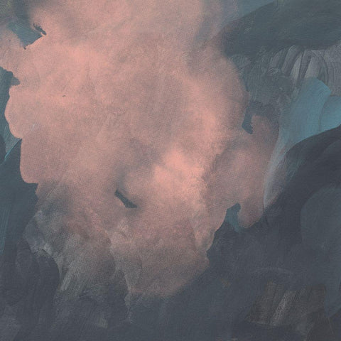 Sunset Aura I White Modern Wood Framed Art Print with Double Matting by Green, Jacob