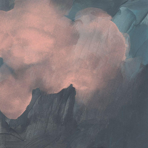 Sunset Aura IV Black Modern Wood Framed Art Print with Double Matting by Green, Jacob