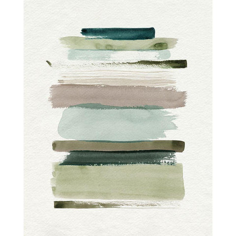 Grass Stains I Black Modern Wood Framed Art Print with Double Matting by Popp, Grace