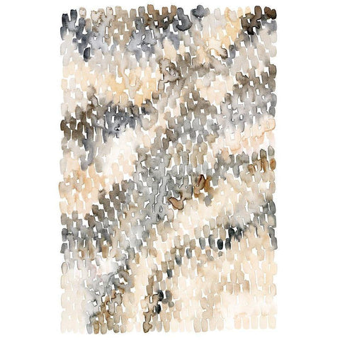 Pebble Beach II White Modern Wood Framed Art Print by Popp, Grace