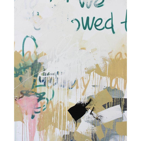 Im Okay IV White Modern Wood Framed Art Print by Youngstrom, Kent