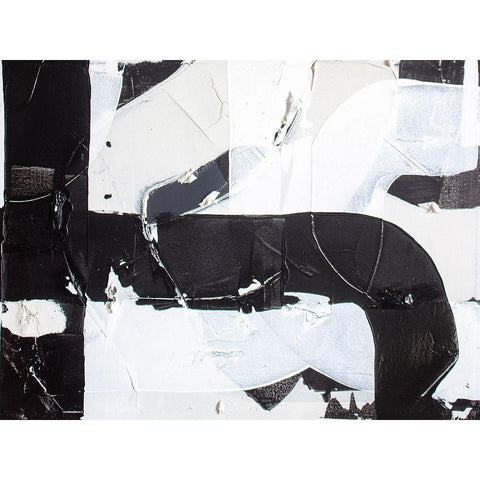 Racetrack Diptych II Black Modern Wood Framed Art Print by Youngstrom, Kent