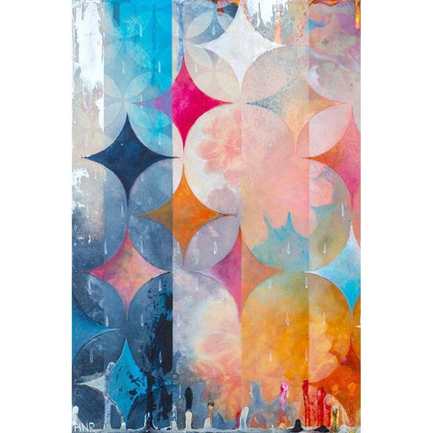 Atmospheric Geo I Black Modern Wood Framed Art Print by Robinson, Heather