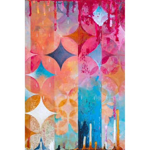 Atmospheric Geo II Black Modern Wood Framed Art Print by Robinson, Heather